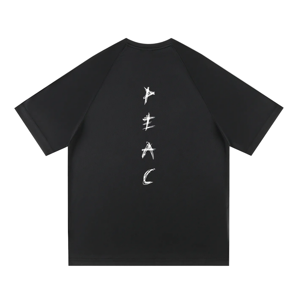 Raglan Sleeve Mesh T-Shirt
