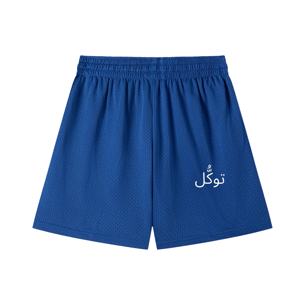Mesh Drawstring Shorts