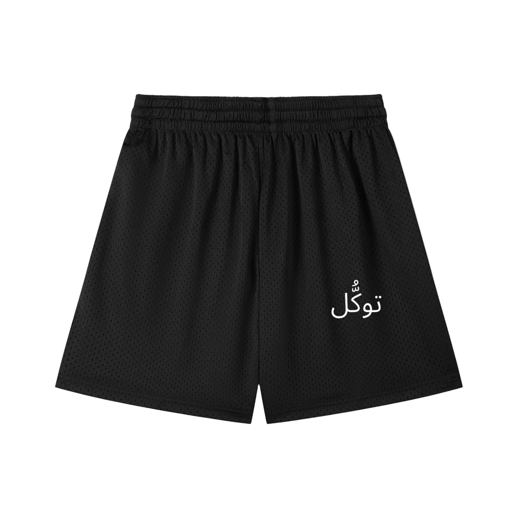 Mesh Drawstring Shorts